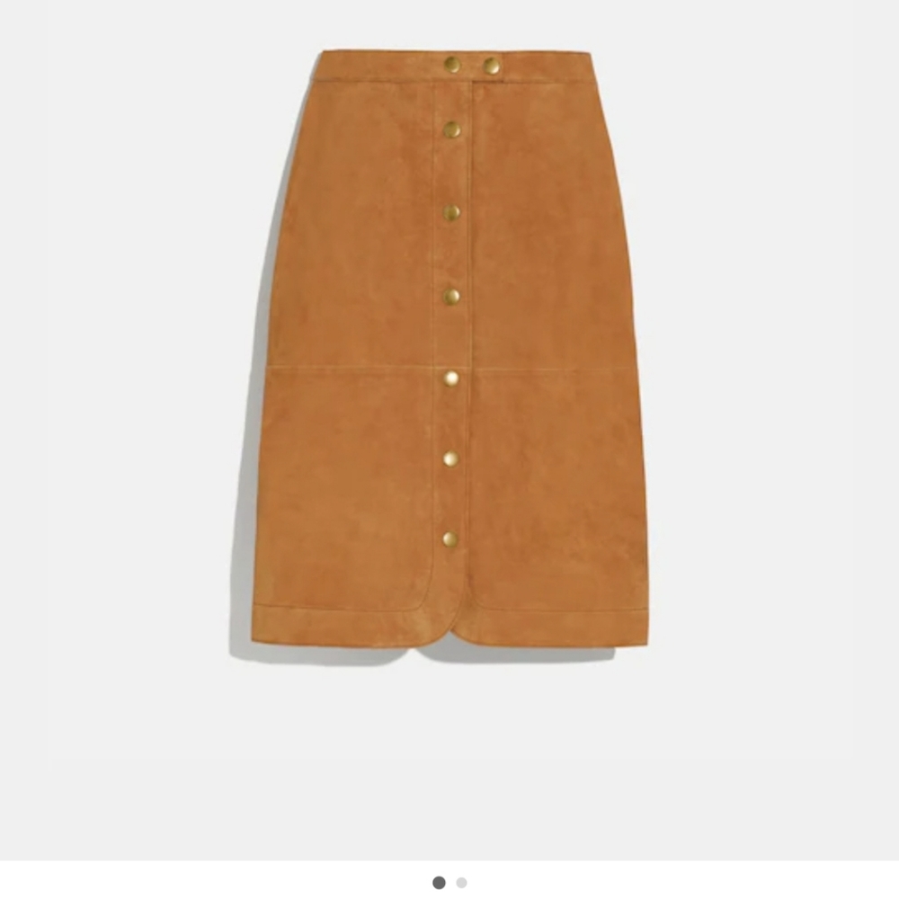 Coach Suede Skirt - size 4
